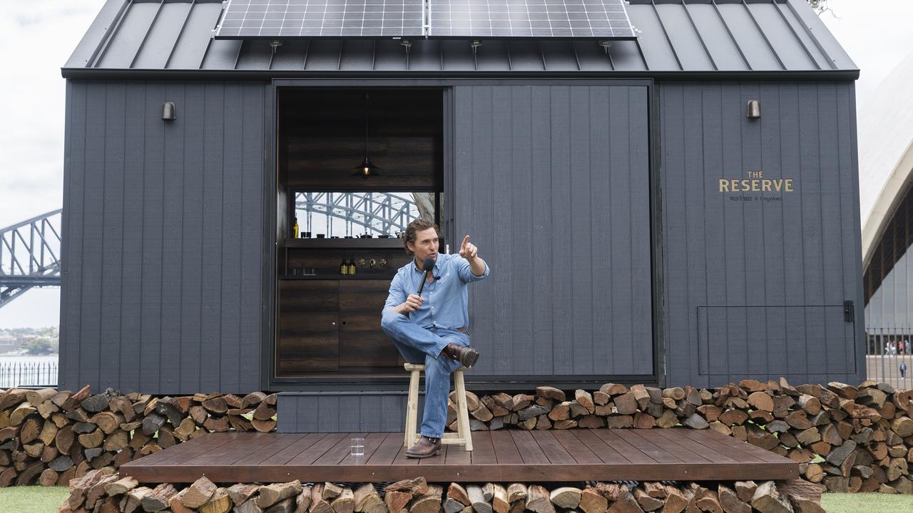 Matthew McConaughey at the Wild Turkey event. Picture: Brook Mitchell/Getty Images