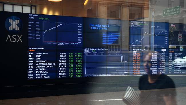 The ASX 200 had ended lower on Wednesday after Sydney’s lockdown was extended. Picture: AAP