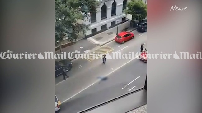 Gripping Brisbane CBD shooting footage emerges