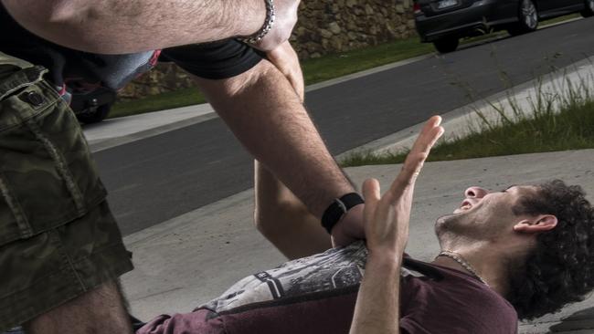 A man (not pictured) suffered bleeding on the brain after being assaulted the Queen Street mall. Generic file image. Picture: Christopher Chan