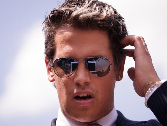 Milo Yiannopoulos, a conservative columnist, has been uninvited from the Conservative Political Action Conference. Picture: AFP/Getty Images/Drew Angerer