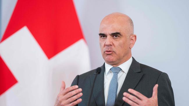 Swiss President Alain Berset.