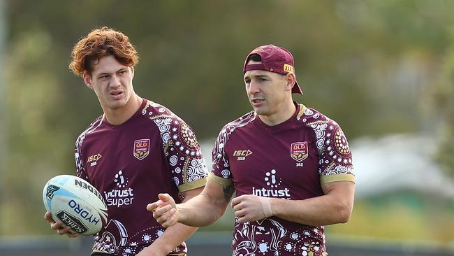 Lockyer says Billy Slater’s organising ability will be vital for Queensland. (Photo by Chris Hyde/Getty Images)