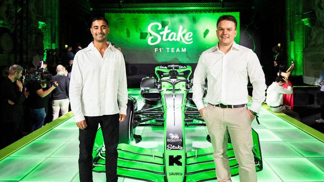 Stake.com founders Bijan Tehrani and Edward Craven have embarked on a flurry of deals, including securing the naming rights to a Formula One team.