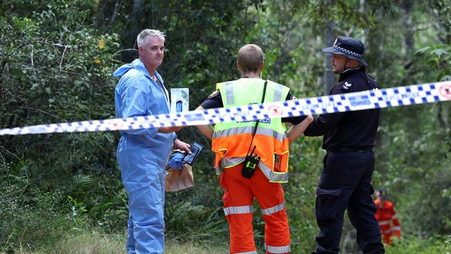 Police and SES crews searched Good Night Scrub National Park looking for the missing 17 year old Pheobe Bishop. Picture: Adam Head