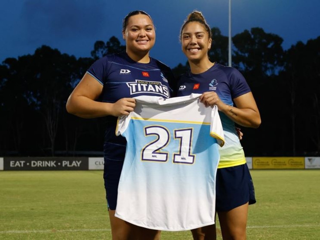 Lourdes Vanikolo has made the Gold Coast Titans Academy under 17's squad. Picture: BILLINGHAM, Angie