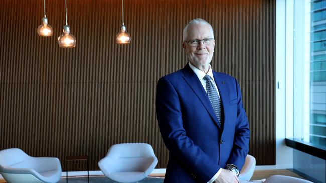 11/07/2018: ABC chairman Justin Milne before giving a speech on future of ABC at American Chamber of Commerce event in Sydney.Pic by James Croucher