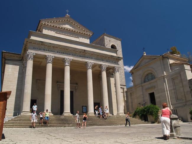 San Marino’s cathedral, which dates back to 1838. Picture: Jan Krömer