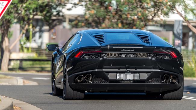 Sold off... The star’s former $500,000 Lamborghini.