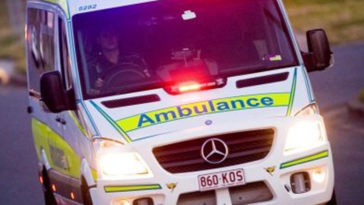 A young girl was rushed to hospital in a critical condition after an incident at a private property at Glenella.