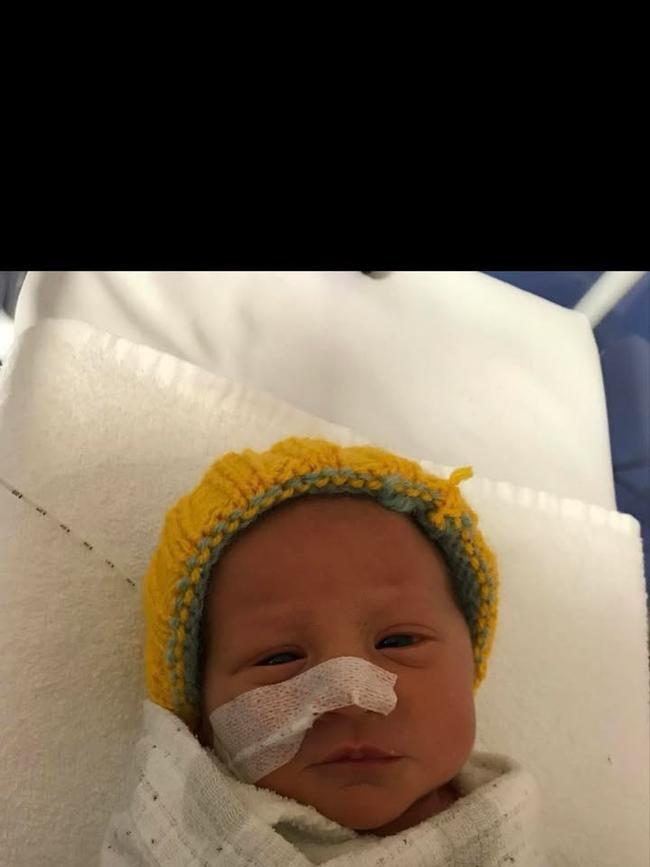 Patrick Carey was born at Hobart Private Hospital in 2017. Picture: Kate Carey.
