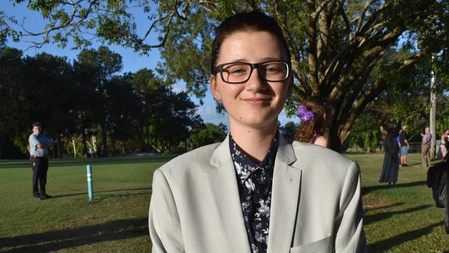 Aimee Houweling at the Pioneer State High School formal at the Mackay Golf Course on Friday November 20. Picture: Zizi Averill