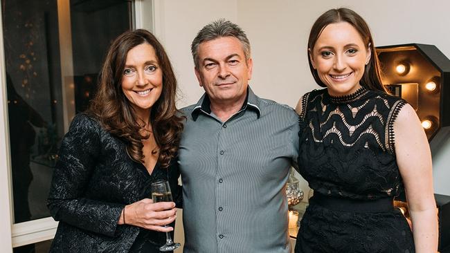 Karen Ristevski with her husband Borce Ristevski and daughter Sarah. Picture: Supplied