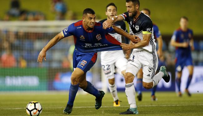 Andrew Nabbout scored twice against Victory.