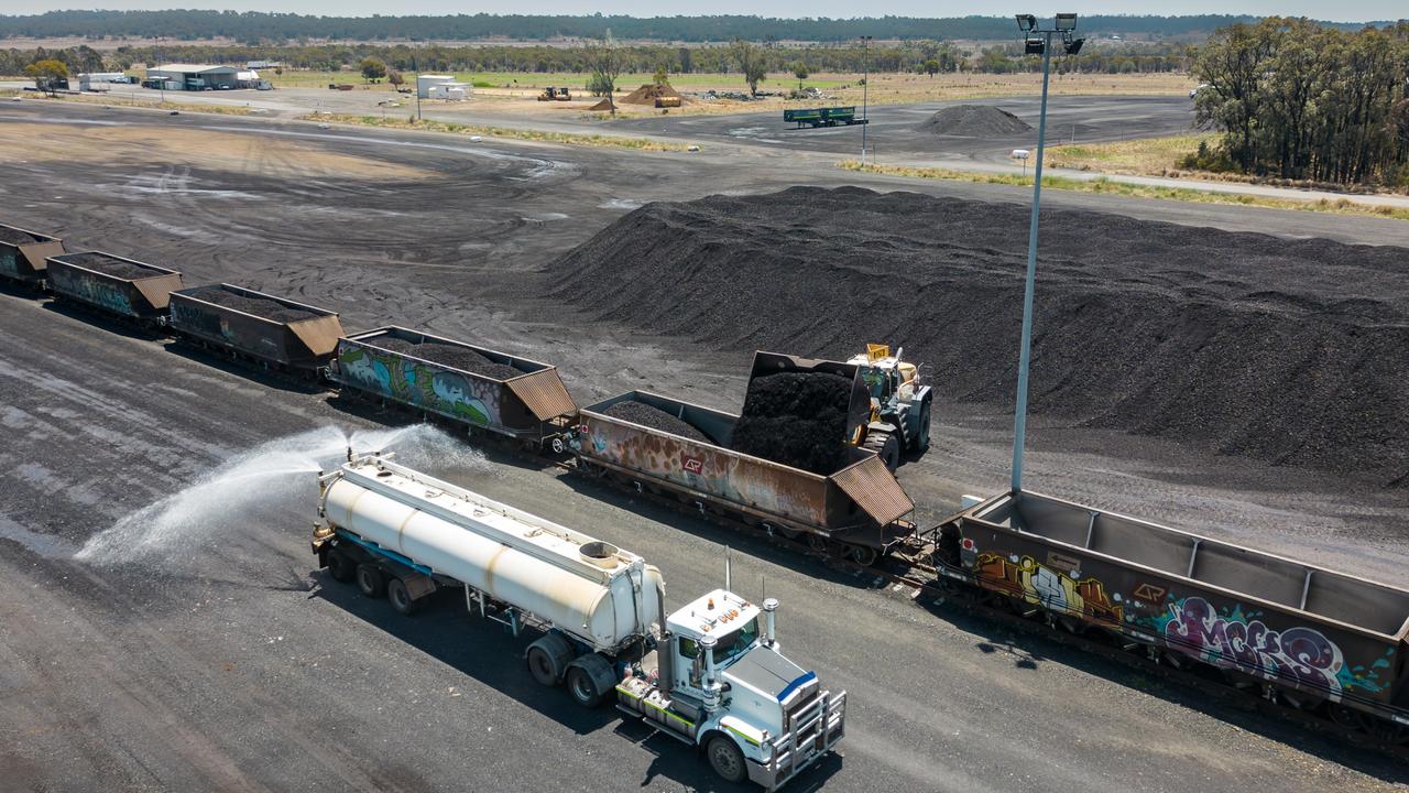 The budget outlook is expecting lower than expected coal exports. Picture: Supplied