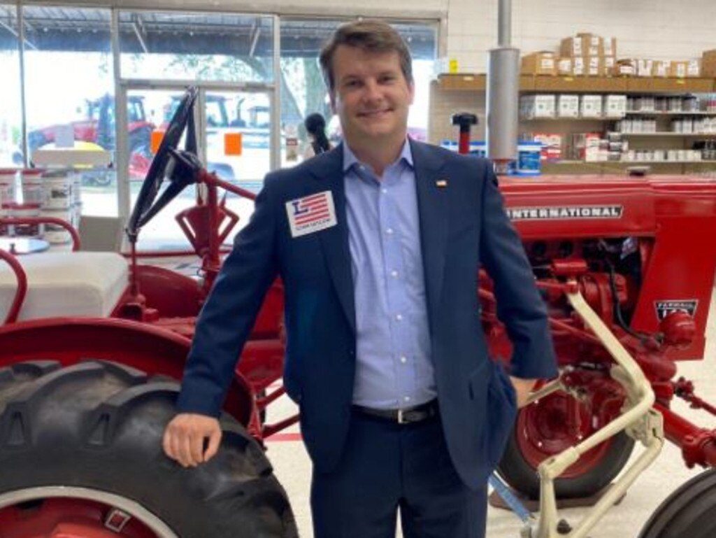 US politician Luke Letlow, just 41, won his way to Washington last month. But he died from COVID before he could ever sit in Congress. Picture: Supplied