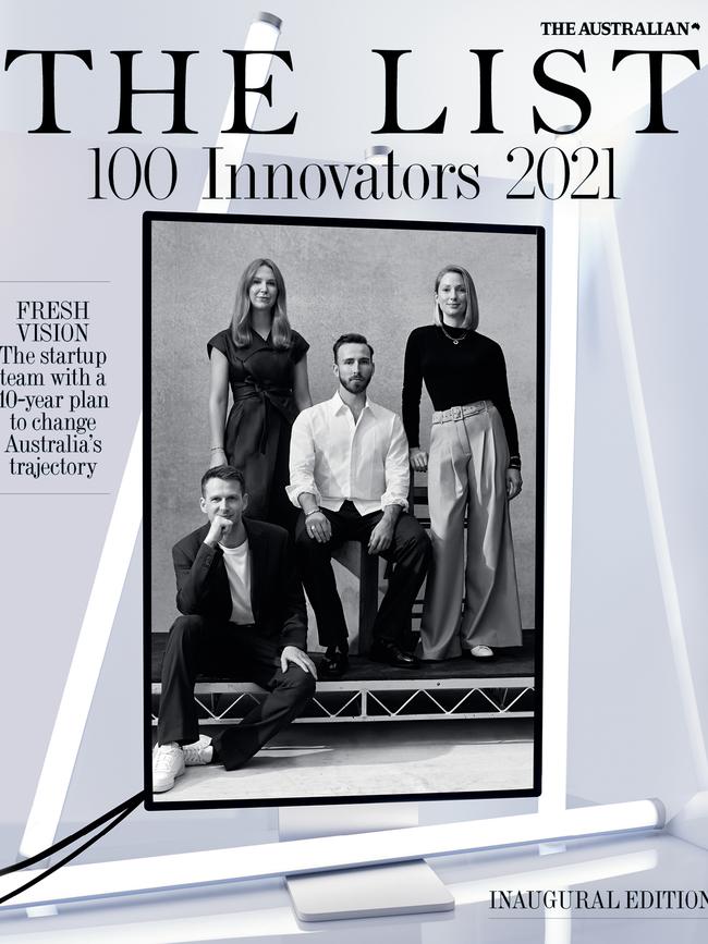 The List: 100 Innovators 2021 is available in most metro editions of The Australian on Friday and on all digital platforms.