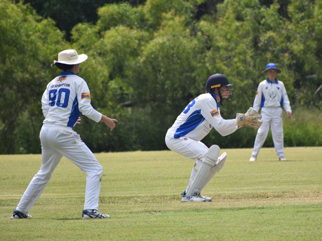 Central Queensland Intercity Cricket, under-16, Rockhampton under-15 versus Gladstone under-16, Rockhampton Cricket Grounds, on February 22, 2025.