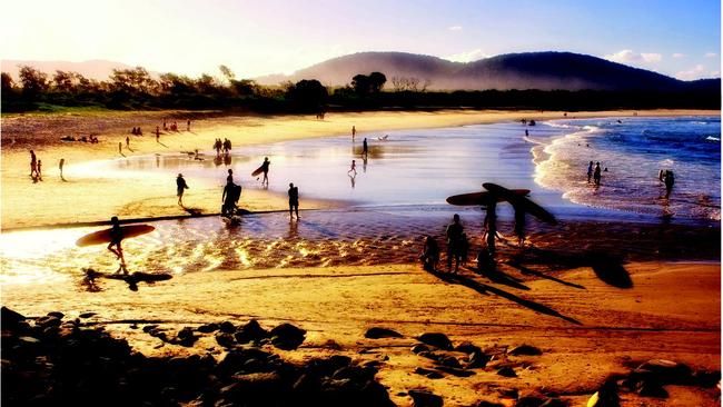 With a beach like this it is little wonder that Crescent Head is a haven for surfers. Picture: Sean Larkan