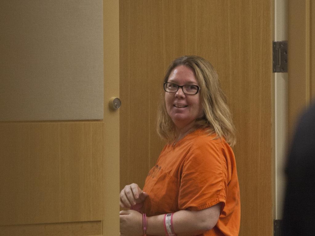 Lisa Cunningham at an earlier hearing shortly after her arrest in 2018. Picture: Dominic Valente