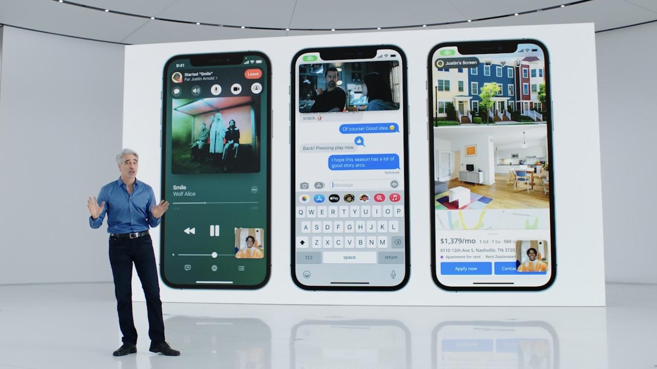 New software features will come to Apple iPhones later this year, as announced at WWDC 2021. Picture: Supplied