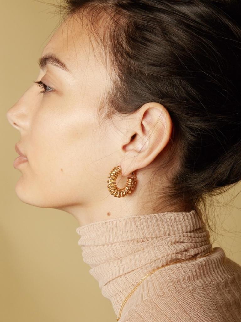 Reliquia Jewellery Spiral Hoop Earrings. Picture: THE ICONIC.