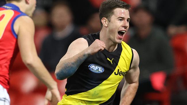 What can livewire Tiger Jack Higgins offer a new club? Picture: Michael Klein