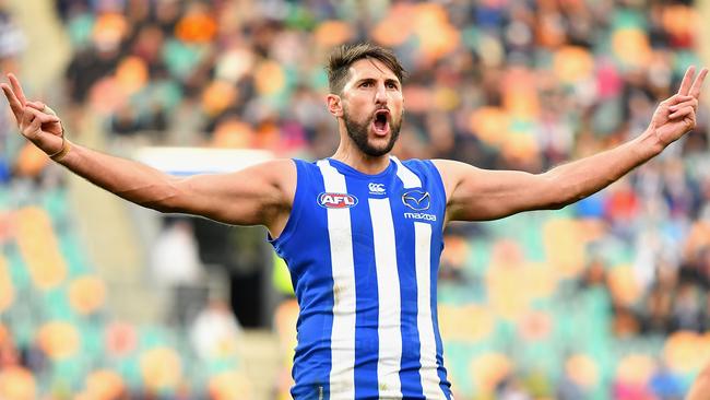 The Roos needed Jarrad Waite on the park more to help Jarrad Waite. Picture: Getty Images