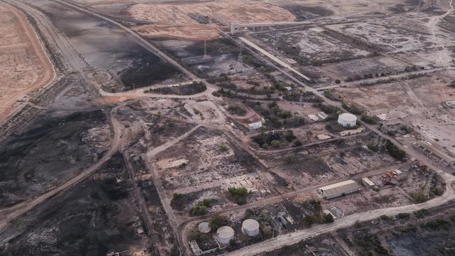 An aerial view of the proposed site, under a Coalition plan, of a nuclear power station in Port Augusta. Picture: Getty Images