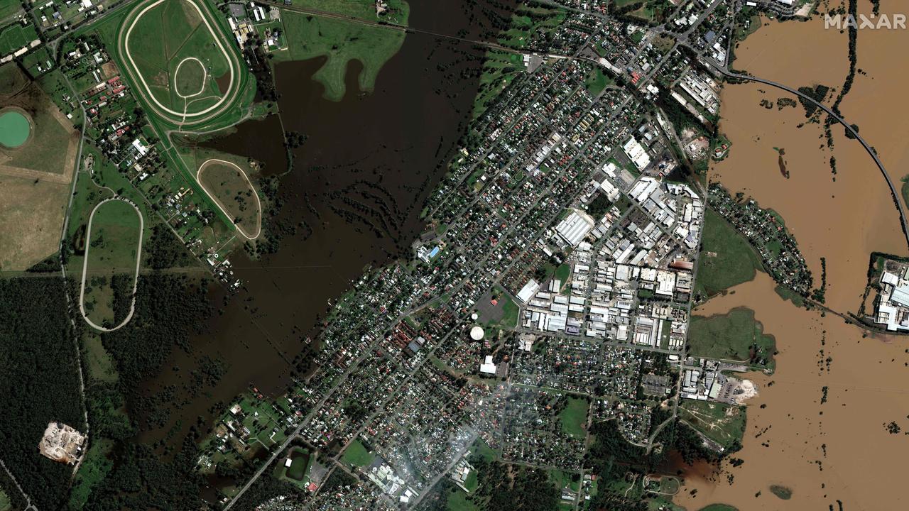 ... and this picture was taken of the same location after the rains. Picture: Satellite image ©2021 Maxar Technologies / AFP)