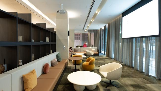 Casual meeting areas at 25 Grenfell St, Adelaide. Picture: Supplied by JLL