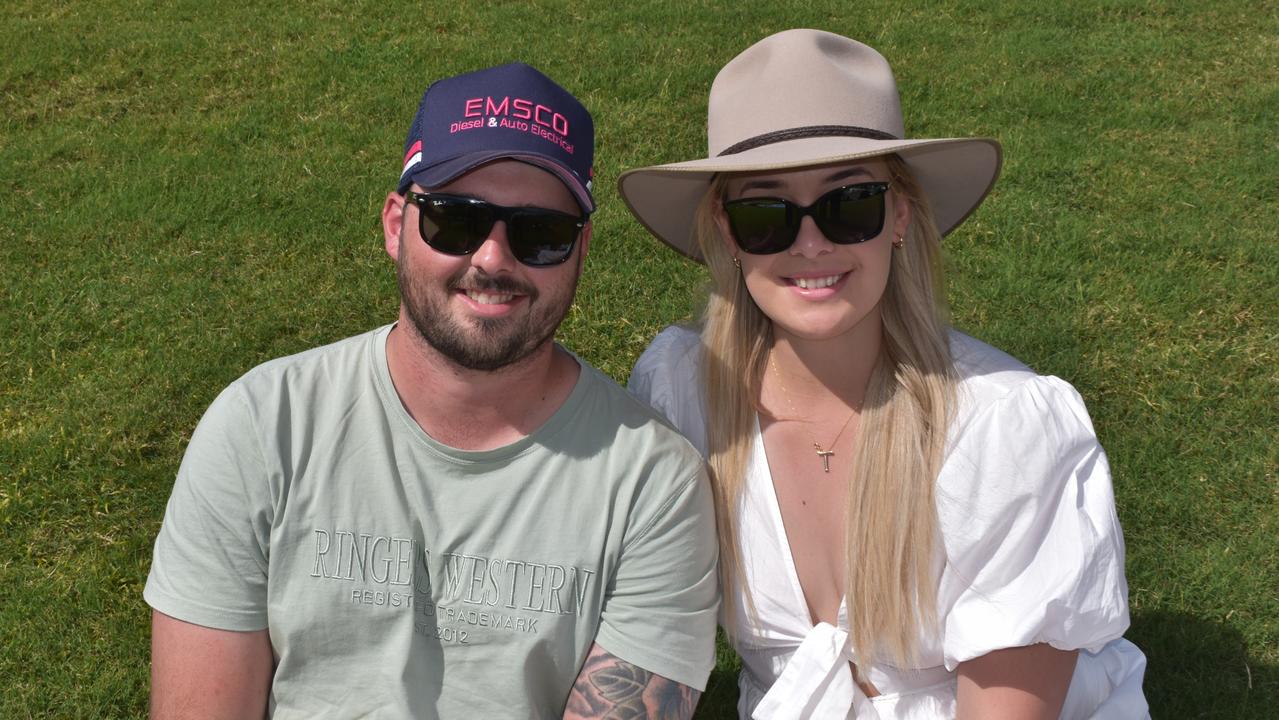 Matt and Jessie Purontakanen at the Sunshine Coast Rugby League Finals 2022.