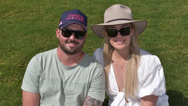 Matt and Jessie Purontakanen at the Sunshine Coast Rugby League Finals 2022.