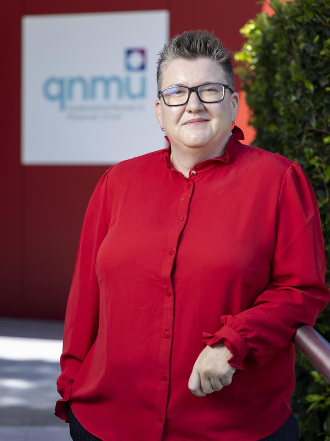 Queensland Nurses and Midwives Union secretary Sarah Beaman. Picture: Richard Walker