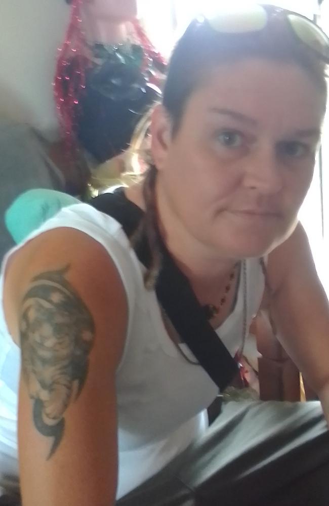 Tarryn Hartley robbed a taxi driver with a piece of glass. Picture: Facebook
