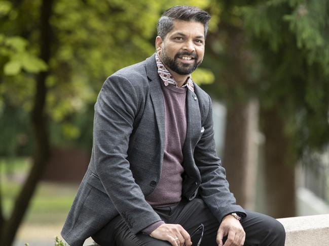 Raj Chopra is an independent but is running alongside the Your Hobart Independents collective. Picture: Chris Kidd