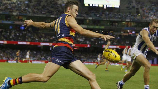 Potent pick-up ... Paul Seedsman on the run. Picture: Michael Klein