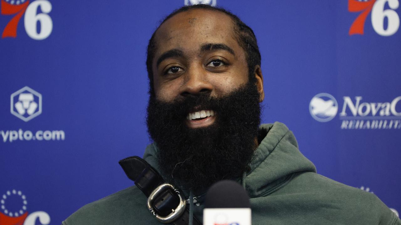 James Harden fired a brutal parting shot at the Brooklyn Nets. (Photo by Tim Nwachukwu/Getty Images)