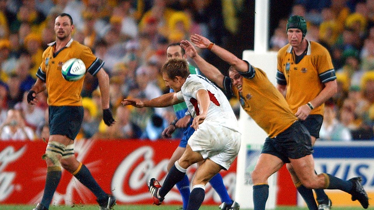 Australia lost to England in the 2003 World Cup final in Australia.