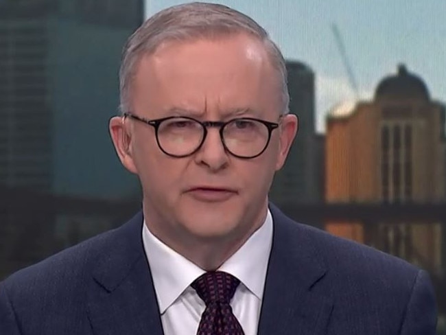 Anthony Albanese on Insiders. ABC