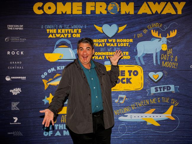 James Kerwin at the opening night function for The Empire's Come From Away at The Rock, Friday, March 14, 2025. Picture: Hey Media