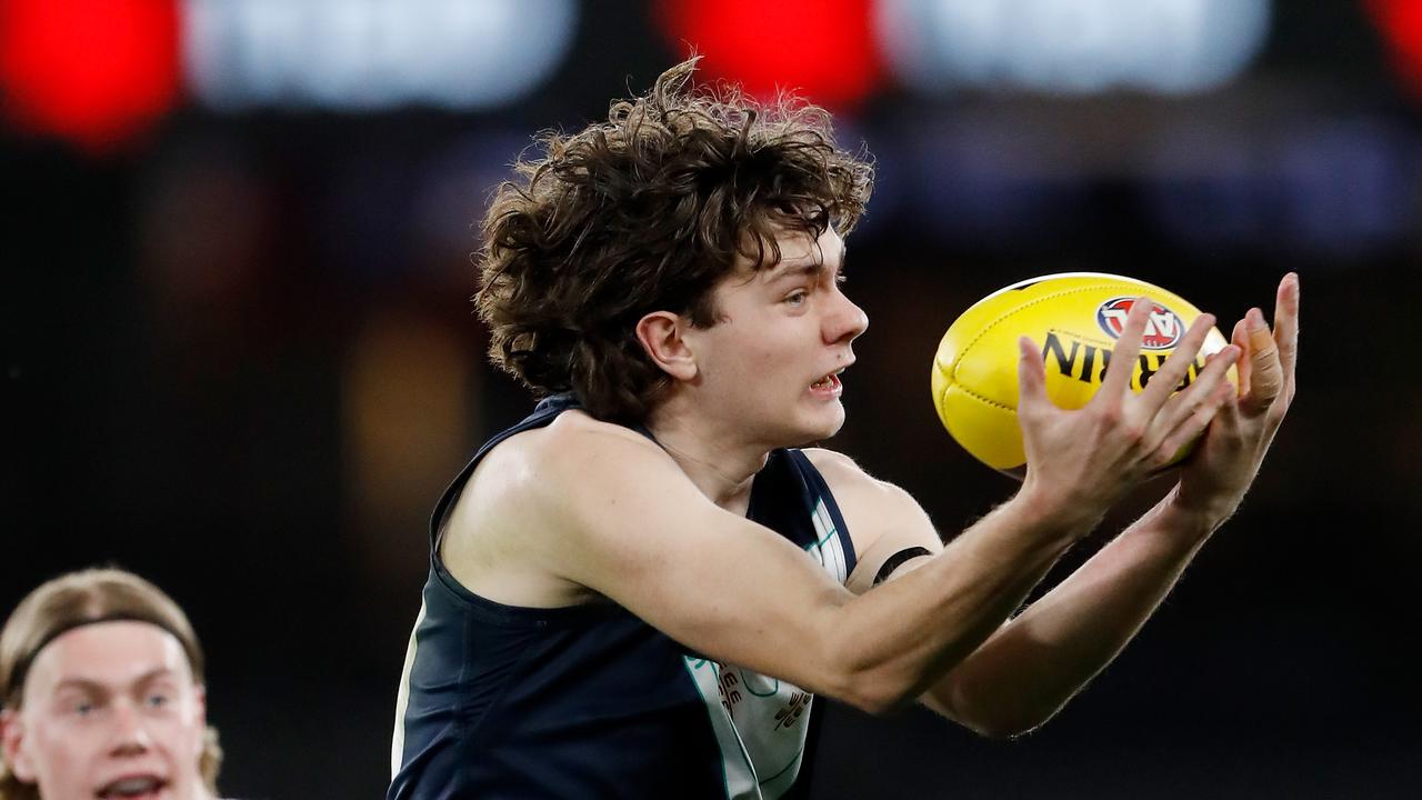 Matthew Jefferson has been plugging away in the VFL. Picture: Dylan Burns/AFL Photos