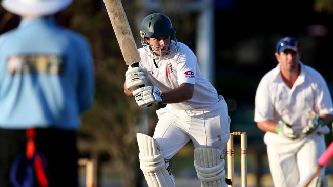 Cairns cricket Mulgrave v Barron River at Fuller Park, Edmonton. Mulgrave's Mitchell Croghan. Picture: Stewart McLean