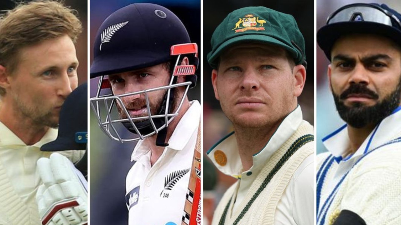 Test cricket's big boys: Joe Root, Kane Williamson, Steve Smith and Virat Kohli.