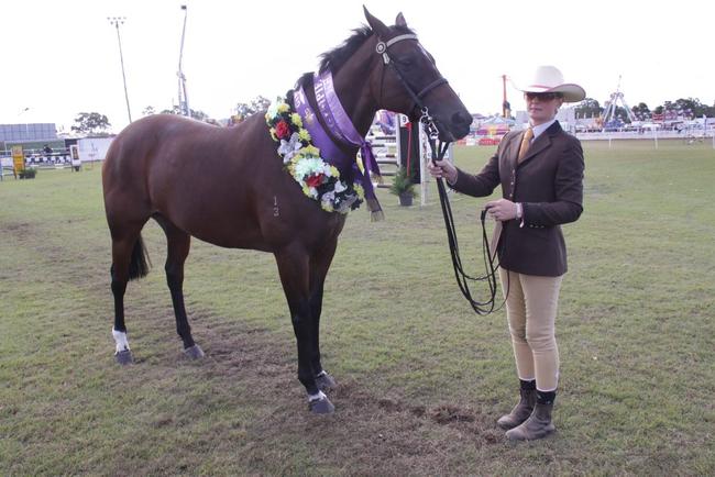Supreme Led Horse of the Show Cynsanatti Ally Heidke. Picture: Renee Pilcher