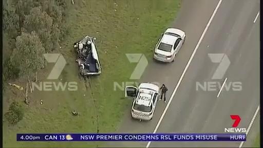 Woman dead after police car chase in Ballan