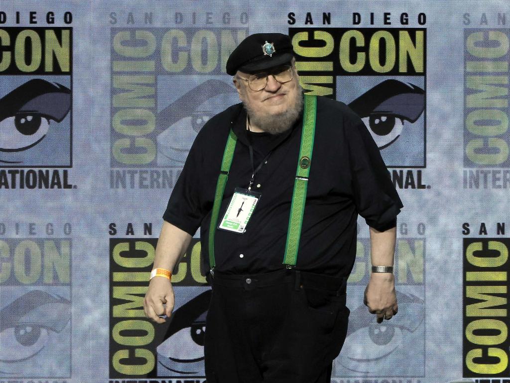 George R.R. Martin at the "House of the Dragon" panel during 2022 Comic Con International: San Diego at San Diego Convention Center. Picture: Kevin Winter/Getty Images/AFP