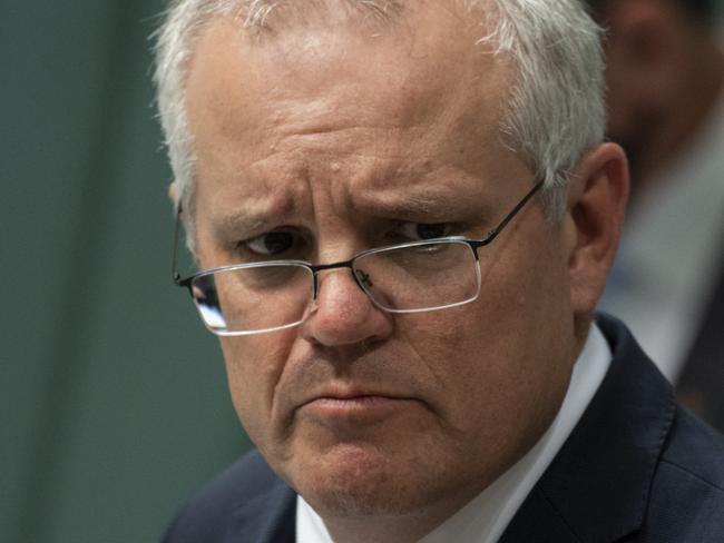 CANBERRA, AUSTRALIA - NewsWire Photos DECEMBER 2nd, 2021: Prime Minister of Australia, Scott Morrison during Question Time at Parliament House, Canberra. Picture : NCA NewsWire / Martin Ollman