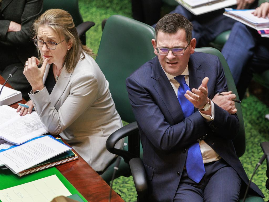 Premier Jacinta Allan has met with Daniel Andrews to discuss the housing crisis. Picture: David Geraghty