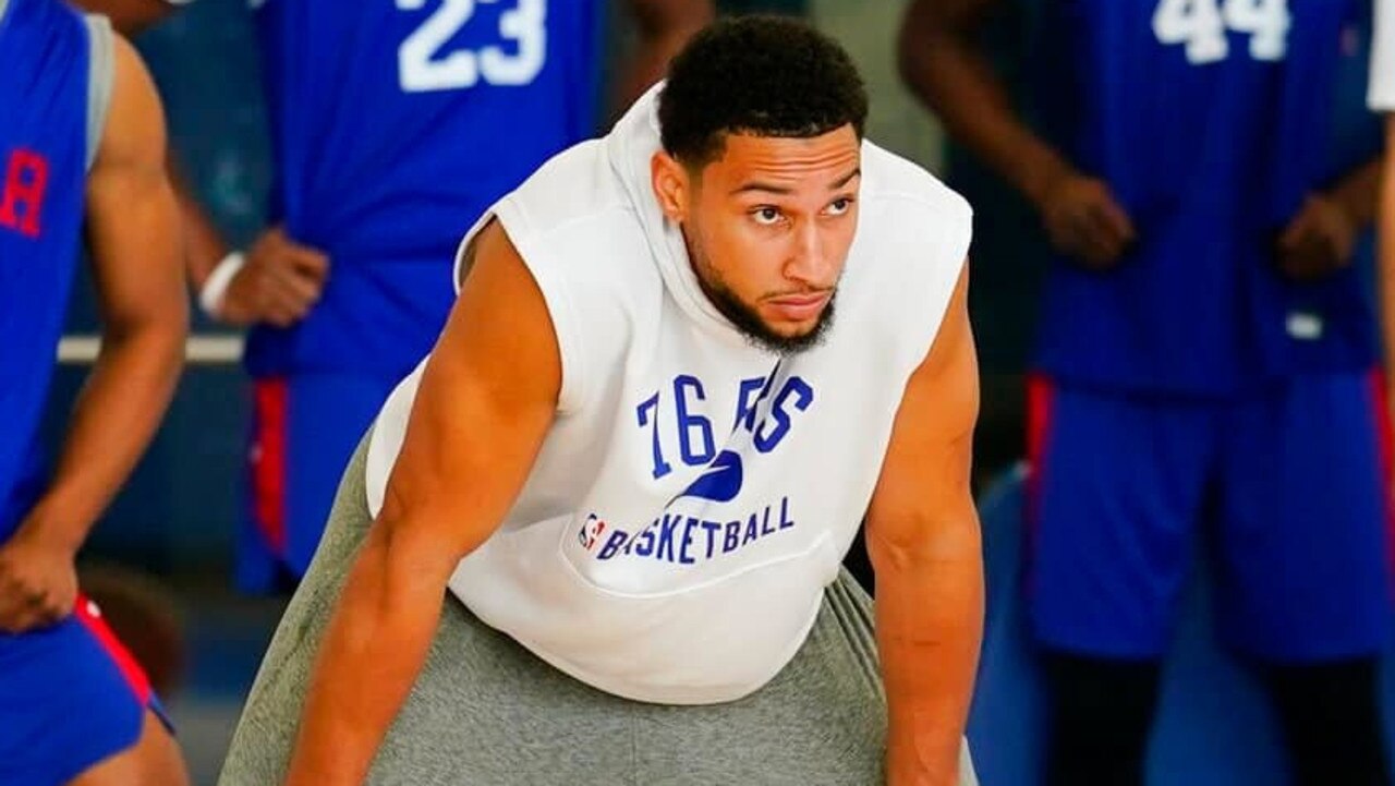 Ben Simmons at 76ers training